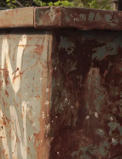Washed Away - Rust Removal - Rusted Container